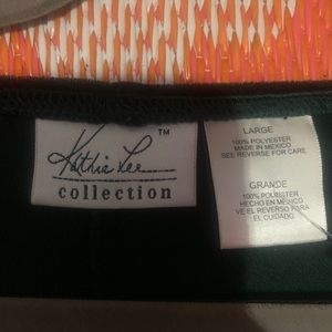 Kathie lee smooth forest green blouse